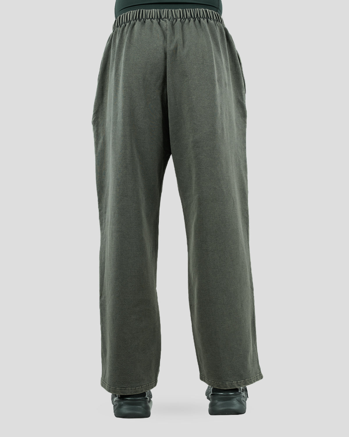Acid wash baggy pants