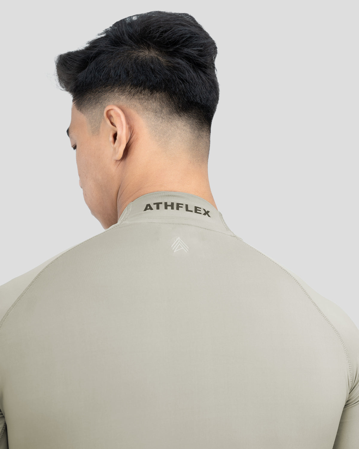 Hustle High Neck Full Sleeve Compression T-shirt